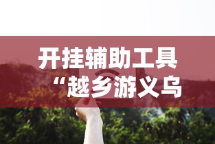 开挂辅助工具“越乡游义乌辅助器下载”详细开挂玩法