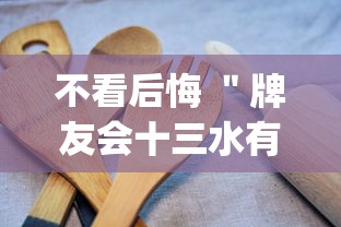 不看后悔 ＂牌友会十三水有挂吗”(必备工具)辅助教学
