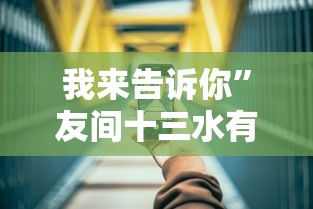 我来告诉你”友间十三水有挂吗”科技辅助神器手机版