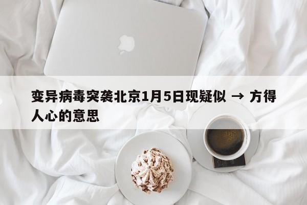变异病毒突袭北京1月5日现疑似 → 方得人心的意思