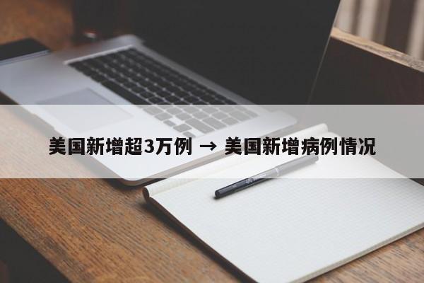 美国新增超3万例 → 美国新增病例情况