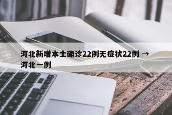 河北新增本土确诊22例无症状22例 → 河北一例