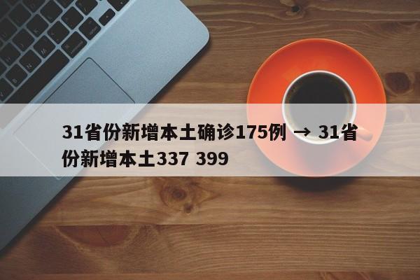 31省份新增本土确诊175例 → 31省份新增本土337 399