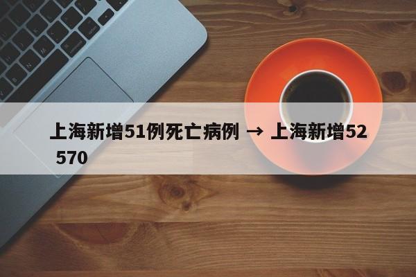 上海新增51例死亡病例 → 上海新增52 570