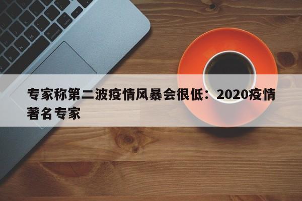 专家称第二波疫情风暴会很低：2020疫情著名专家