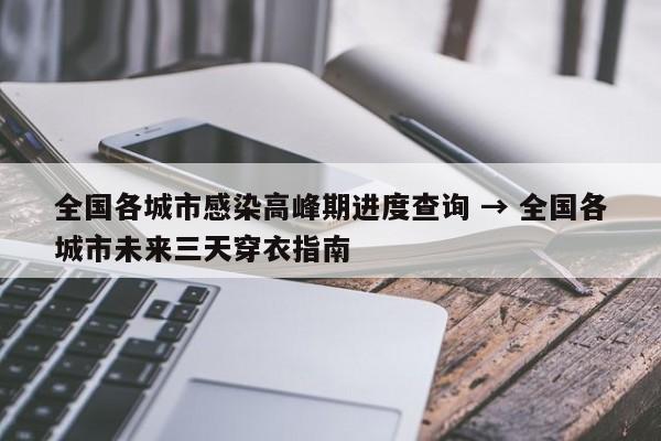全国各城市感染高峰期进度查询 → 全国各城市未来三天穿衣指南